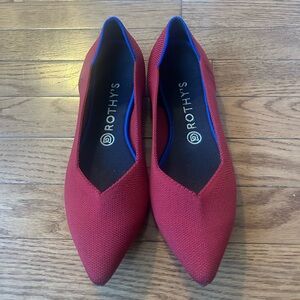 Rothy's Red Women's Point Flats